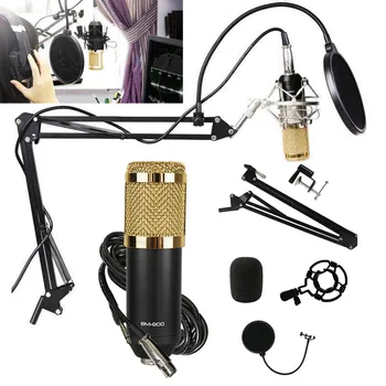 BM-900 Microphone Set Capacitor Professional + Stand Holder Bracket + Adapter + Filter Complete + Anti-Shock Mount + Foam Cap
BM-900 Microphone Set Capacitor Professional + Stand Holder Bracket + Adapter + Filter Complete + Anti-Shock Mount + Foam Cap