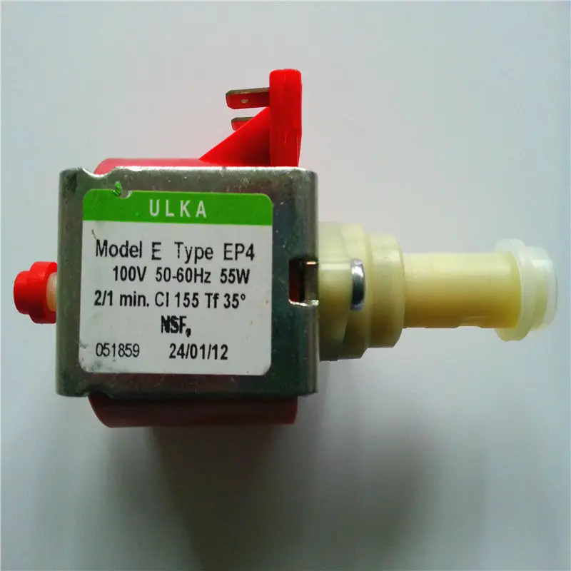 Miniature solenoid pump coffee machine washing machine pump pump model EP-4 power 55W Voltage AC100V
Miniature solenoid pump coffee machine washing machine pump pump model EP-4 power 55W Voltage AC100V