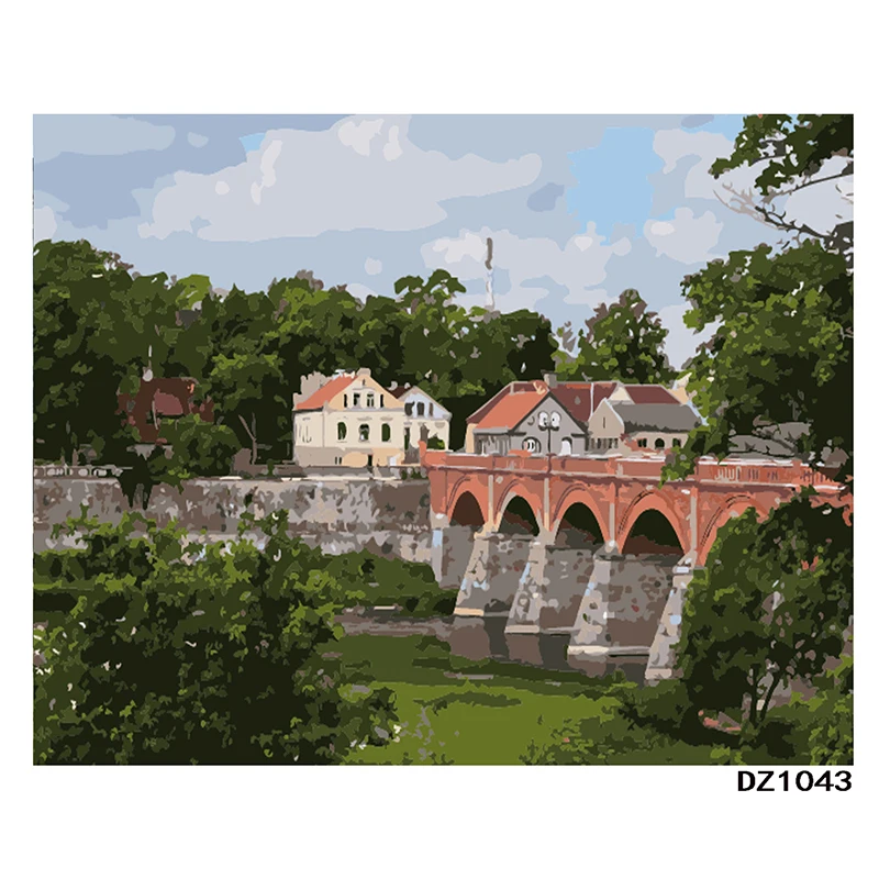 Big Bridge Landscape Hand Made Paint High Quality Canvas Beautiful Painting By Numbers Surprise Gift Great Accomplishment
Big Bridge Landscape Hand Made Paint High Quality Canvas Beautiful Painting By Numbers Surprise Gift Great Accomplishment