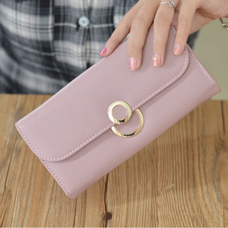 Brand Design Women Clutch Wallets Purses 2019 Newly Solid Hasp Coins Purse Phone Pocket Fashion Wallet Ladies Card Holder Cartei
Brand Design Women Clutch Wallets Purses 2019 Newly Solid Hasp Coins Purse Phone Pocket Fashion Wallet Ladies Card Holder Cartei