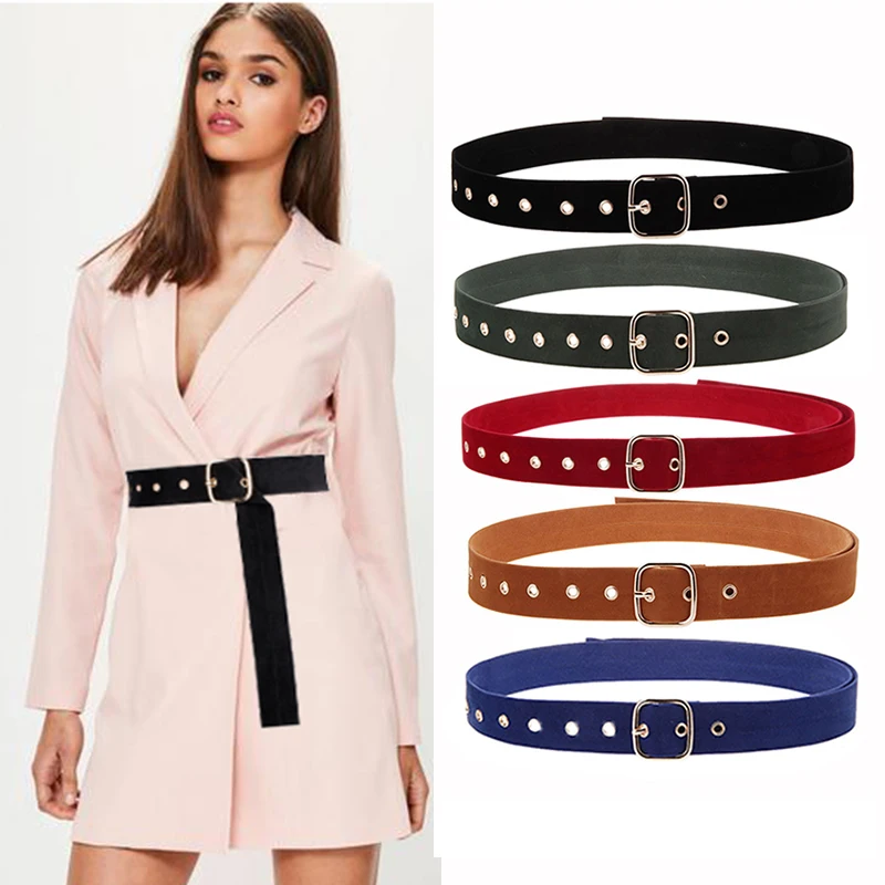 Seabigtoo Soft Velvet Women's Belt Retro Silver Metal Pin Buckle belts for women dresses vintage belts female wide waist band
Seabigtoo Soft Velvet Women's Belt Retro Silver Metal Pin Buckle belts for women dresses vintage belts female wide waist band