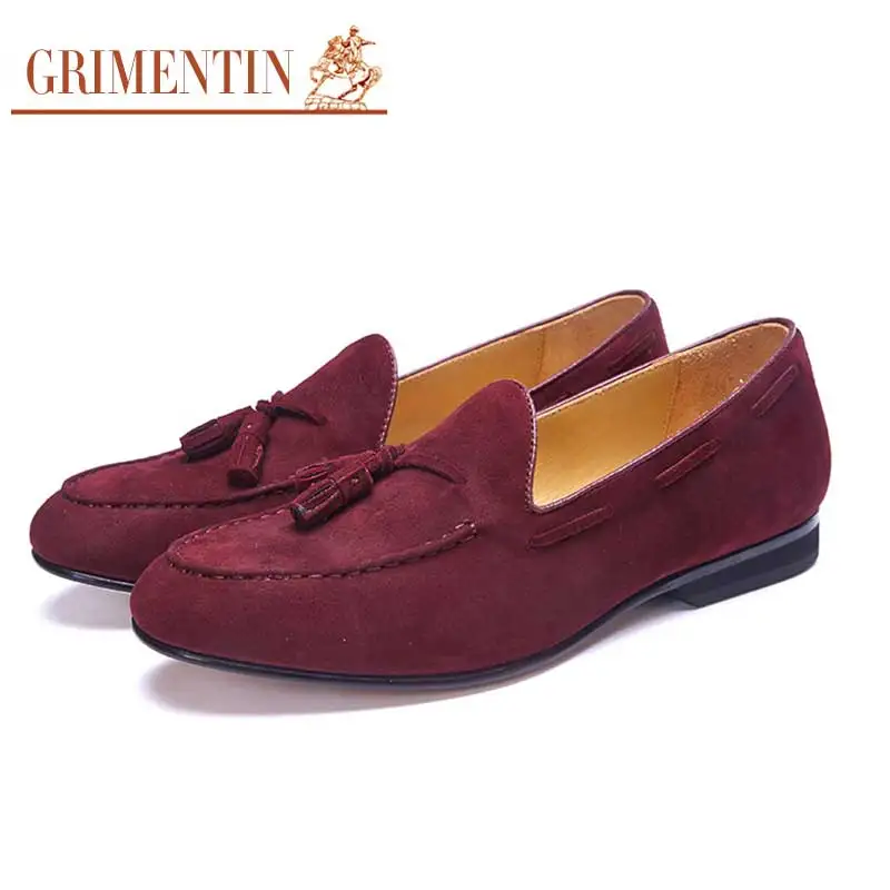GRIMENTIN customized luxury men loafers nubuck leather handmade sewing fashion tassel casual business mens shoes
GRIMENTIN customized luxury men loafers nubuck leather handmade sewing fashion tassel casual business mens shoes