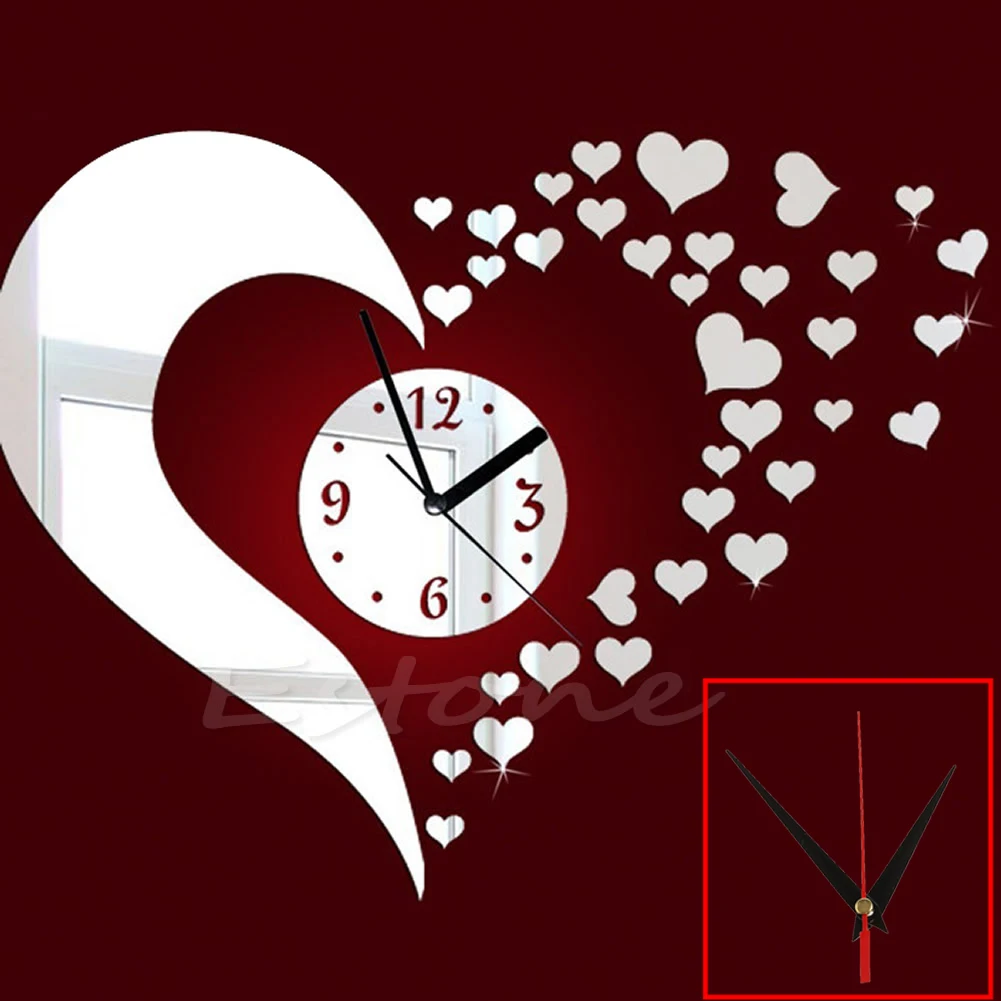 2018 New DIY Home Modern 3D Mirror Wall Clock Love Sticker Home Living Room DecorRamadan Festival Gifts
2018 New DIY Home Modern 3D Mirror Wall Clock Love Sticker Home Living Room DecorRamadan Festival Gifts