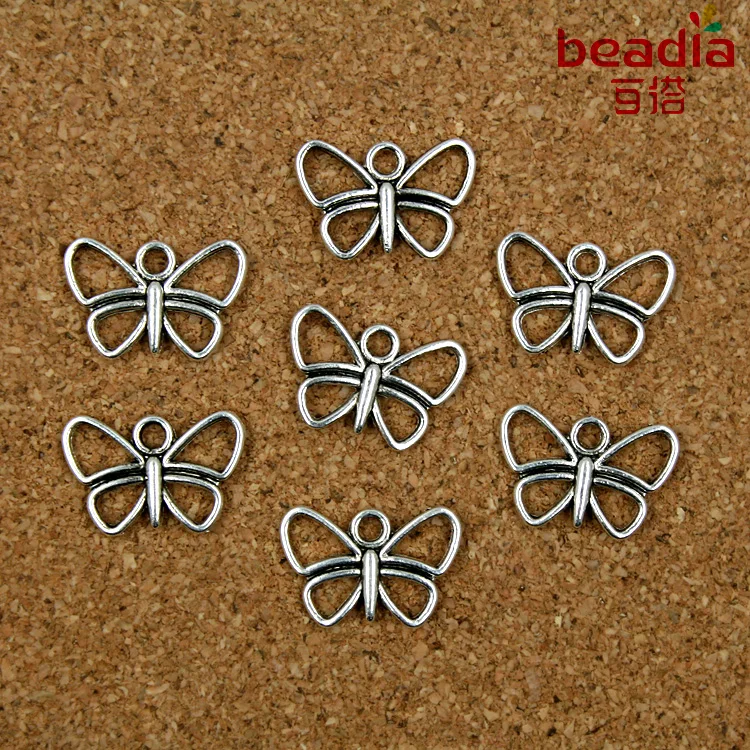 Hot Selling 10pcs/lot 11*16mm Antique Silver-Plated Butterfly Charms Pendant Fit DIY Jewelry Findings
Hot Selling 10pcs/lot 11*16mm Antique Silver-Plated Butterfly Charms Pendant Fit DIY Jewelry Findings