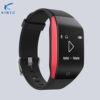 KINYO Unique music bracelet smart watch call reminder big storage powerful smart band heart rate monitor bracelet sport tracker
KINYO Unique music bracelet smart watch call reminder big storage powerful smart band heart rate monitor bracelet sport tracker