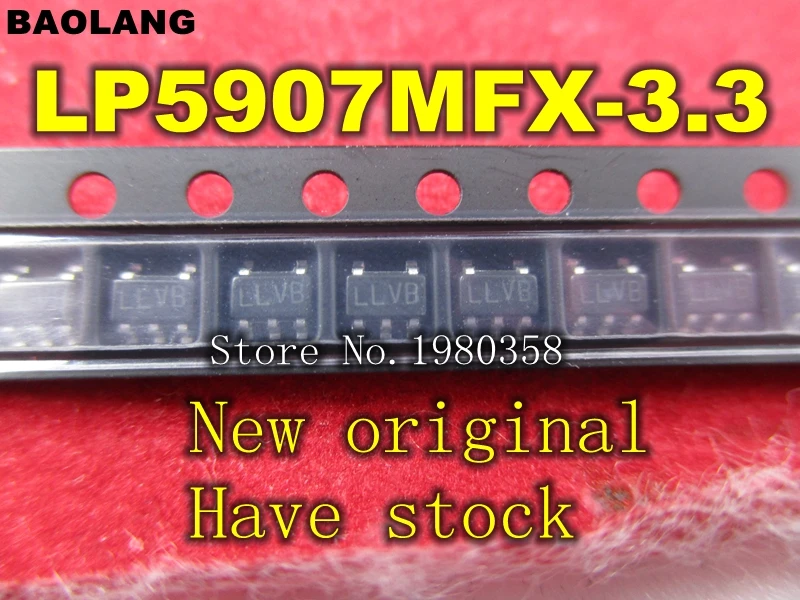 Freight free 10pcs LP5907MFX-3.3/NOPB LP5907MFX-3.3 LP5907MFX LP5907 LLVB IC REG LDO 3.3V 0.25A SOT23-5
Freight free 10pcs LP5907MFX-3.3/NOPB LP5907MFX-3.3 LP5907MFX LP5907 LLVB IC REG LDO 3.3V 0.25A SOT23-5