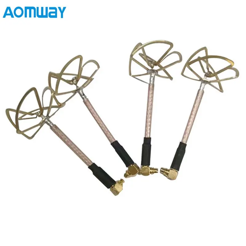 Original Aomway 5.8G 3dBi RHCP Circular Polarized Omnidirectional VTX/RX 4-Leaf Clover FPV Antenna MMCX
Original Aomway 5.8G 3dBi RHCP Circular Polarized Omnidirectional VTX/RX 4-Leaf Clover FPV Antenna MMCX