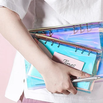 2018 NEW A5 A6 A7 PVC Creative laser binder loose notebook diary loose leaf note book planner office supplies
2018 NEW A5 A6 A7 PVC Creative laser binder loose notebook diary loose leaf note book planner office supplies