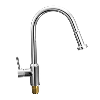 Single linked swivel design Pull Out Kitchen Sink Faucet Extension-type Rotatable Stainless Steel Water Taps
Single linked swivel design Pull Out Kitchen Sink Faucet Extension-type Rotatable Stainless Steel Water Taps