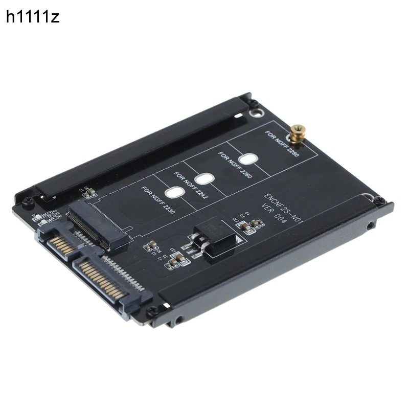 Black Metal Case B+M key M.2 NGFF SSD to 2.5 SATA 6Gbps Adapter Card with Enclosure Socket m2 NGFF Adapter Converter Riser Card
Black Metal Case B+M key M.2 NGFF SSD to 2.5 SATA 6Gbps Adapter Card with Enclosure Socket m2 NGFF Adapter Converter Riser Card