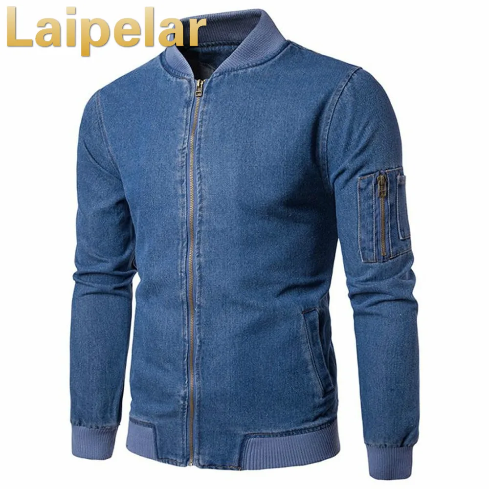 Laipelar Baseball Denim Bomber Men Military Tactical Flight Jackets Casual Long Sleeve Cotton Streetwear Coat
Laipelar Baseball Denim Bomber Men Military Tactical Flight Jackets Casual Long Sleeve Cotton Streetwear Coat