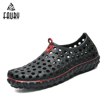 Men's Non-slip Breathable Quick-drying Shoes Restaurant Kitchen Work Shoes EVA Soft Soles Male Hole Shoes
Men's Non-slip Breathable Quick-drying Shoes Restaurant Kitchen Work Shoes EVA Soft Soles Male Hole Shoes