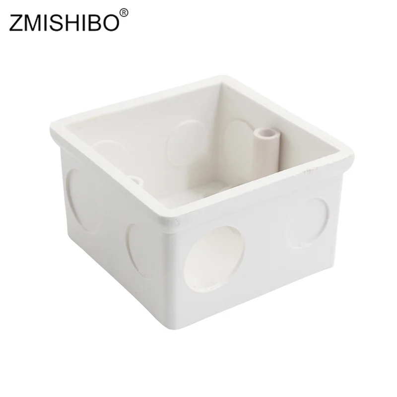 ZMISHIBO External Mounting Box Wall Plastic Box For Switch and Sockets 86mm*86mm*33mm Apply For Any Position of Wall Surface
ZMISHIBO External Mounting Box Wall Plastic Box For Switch and Sockets 86mm*86mm*33mm Apply For Any Position of Wall Surface