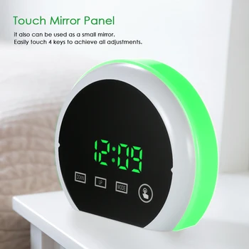Colors cycle electronic lamp clock Digital LED alarm clock with thermometer Desktop clock with USB charger function
Colors cycle electronic lamp clock Digital LED alarm clock with thermometer Desktop clock with USB charger function