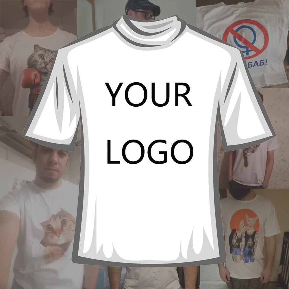 TEEHEART Customized Men's T Shirt Male Top O Neck T shirt Summer High Quality Printed Your Own Design
TEEHEART Customized Men's T Shirt Male Top O Neck T shirt Summer High Quality Printed Your Own Design