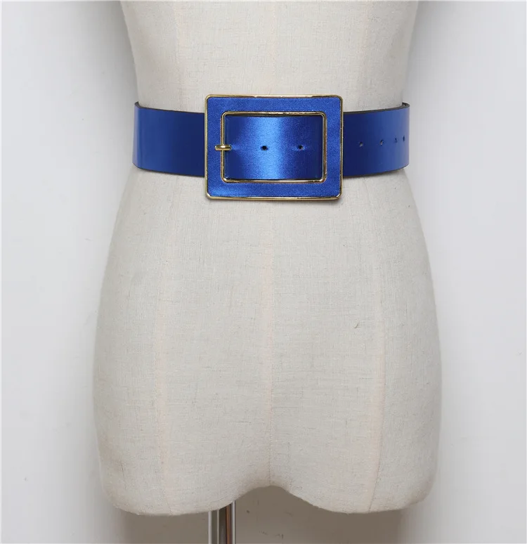 Simple Satin Pu Leather Wide Belt For Women Skirt Coat Belt With Big Buckle Luxury Waistband Fashion Belt 2019 Correas De Mujer
Simple Satin Pu Leather Wide Belt For Women Skirt Coat Belt With Big Buckle Luxury Waistband Fashion Belt 2019 Correas De Mujer
