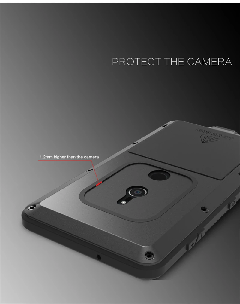 Love Mei Waterproof Case For Sony Xperia XZ2 (8)
