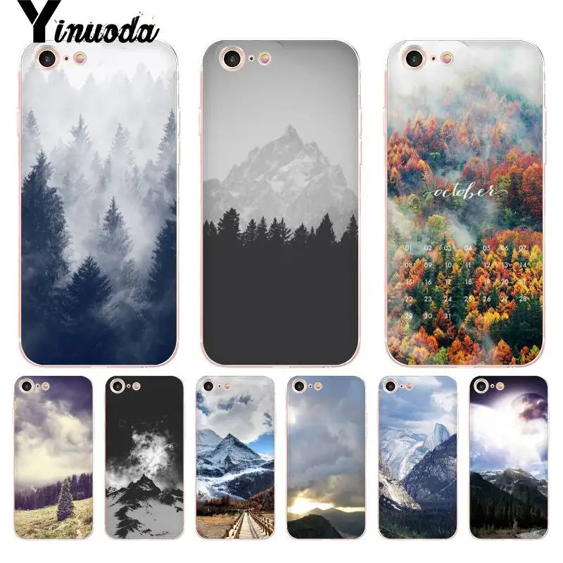 Yinuoda For iphone 7 6 X Case Mountain Forest Clouds Transparent Phone Cover Case for iPhone X 6 6s 7 7plus 8 8Plus 4S 5 5S 5C
Yinuoda For iphone 7 6 X Case Mountain Forest Clouds Transparent Phone Cover Case for iPhone X 6 6s 7 7plus 8 8Plus 4S 5 5S 5C
