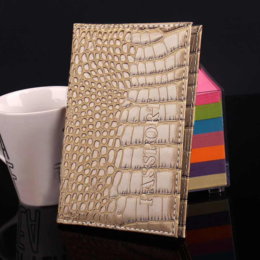 Crocodile Pattern Passport Cover Women Men PU Leather Ticket Holder Travel Waterpoof Storage Covers Banknote Card Organizer
Crocodile Pattern Passport Cover Women Men PU Leather Ticket Holder Travel Waterpoof Storage Covers Banknote Card Organizer