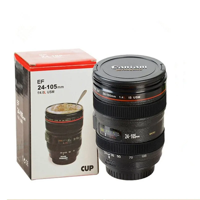 Creative Stainless Steel SLR Simulation Camera Coffee Lens 400ml-500ml Mug cup 1:1 scale coffee cup Thermal Mug Creative Gift
Creative Stainless Steel SLR Simulation Camera Coffee Lens 400ml-500ml Mug cup 1:1 scale coffee cup Thermal Mug Creative Gift