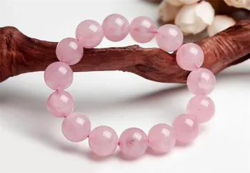 14mm Madagascar Pink Natural Rose Quartz Crystal Stretch Round Bead Charms Bracelet Femme
14mm Madagascar Pink Natural Rose Quartz Crystal Stretch Round Bead Charms Bracelet Femme