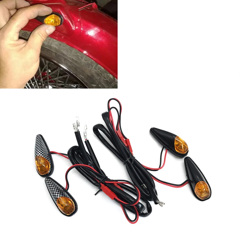 2PCS 12V Motorcycle Amber Light Side Turn Signal Lights Indicator Blinker Flash Motor Bike Lamp Light For ATV Yamaha Accessories
2PCS 12V Motorcycle Amber Light Side Turn Signal Lights Indicator Blinker Flash Motor Bike Lamp Light For ATV Yamaha Accessories