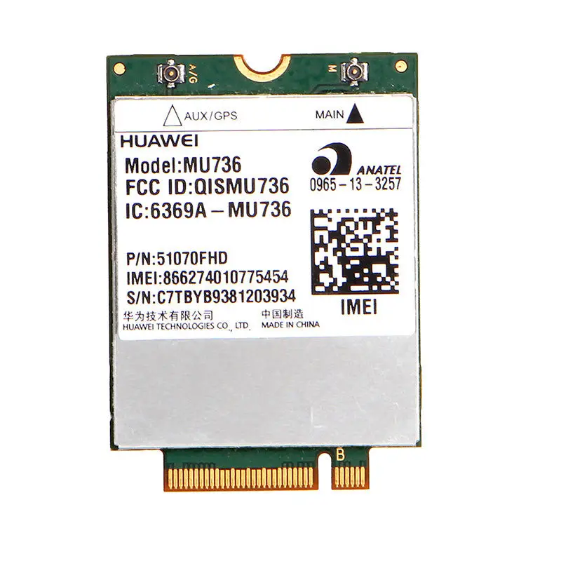 Карта для WWAN LTE MU736 3G встроенный модуль HSPA NGFF Dell Venue 8/11/15Pro sony samsung asus acer | Компьютеры