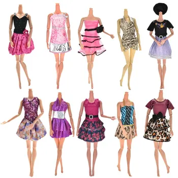 10 Pcs Fashion Clothes Or Crystal Shoes Doll Best Gift Baby Toy Doll Clothing Sets Casual Party Dress for Barbie Suits 
10 Pcs Fashion Clothes Or Crystal Shoes Doll Best Gift Baby Toy Doll Clothing Sets Casual Party Dress for Barbie Suits