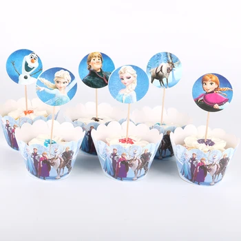 Elsa Anna Princess Party Cake Decoration 12pcs Cupcake Wrapper 12pcs Topper Baby Shower Kids Birthday Party Cake Decor Supplies
Elsa Anna Princess Party Cake Decoration 12pcs Cupcake Wrapper 12pcs Topper Baby Shower Kids Birthday Party Cake Decor Supplies