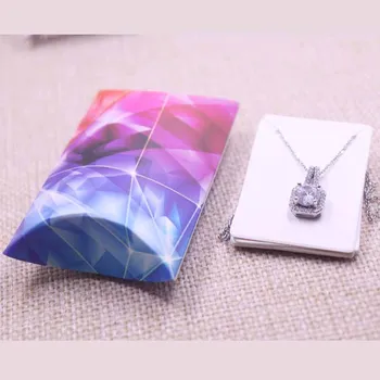 5x4cm Earring/Necklace Card 8x5x2cm Pillow Box Hot Match Fashion Design Kraft Display Jewelry Useful Paperboard Package Custom
5x4cm Earring/Necklace Card 8x5x2cm Pillow Box Hot Match Fashion Design Kraft Display Jewelry Useful Paperboard Package Custom