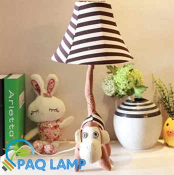 Cartoon table lamp LSmile monkey Cartoon animal Fabric shaped kid's room bedroom LED lights
Cartoon table lamp LSmile monkey Cartoon animal Fabric shaped kid's room bedroom LED lights