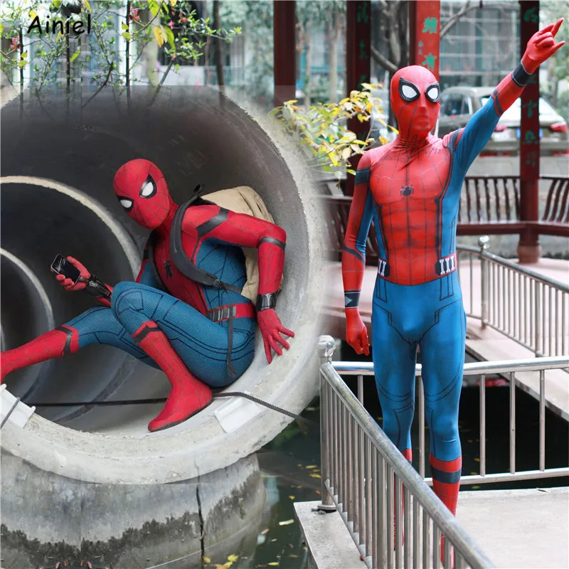 Kids Adult Spiderman Homecoming Cosplay Costumes Iron Man Zentai Suit Spider Man Super Heroes Bodysuit Jumpsuit for Boys Men
Kids Adult Spiderman Homecoming Cosplay Costumes Iron Man Zentai Suit Spider Man Super Heroes Bodysuit Jumpsuit for Boys Men