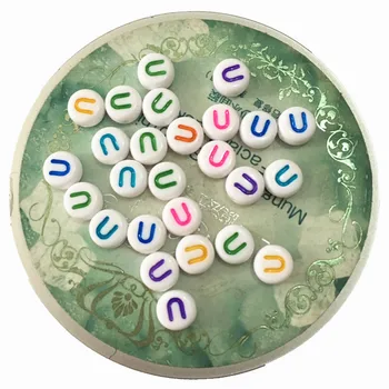 Free Shipping 100pcs/Lot Single Initial U Printing Colorful Alphabet Beads 4*7MM Coin Round Plastic DIY Letter Acrylic Beads
Free Shipping 100pcs/Lot Single Initial U Printing Colorful Alphabet Beads 4*7MM Coin Round Plastic DIY Letter Acrylic Beads