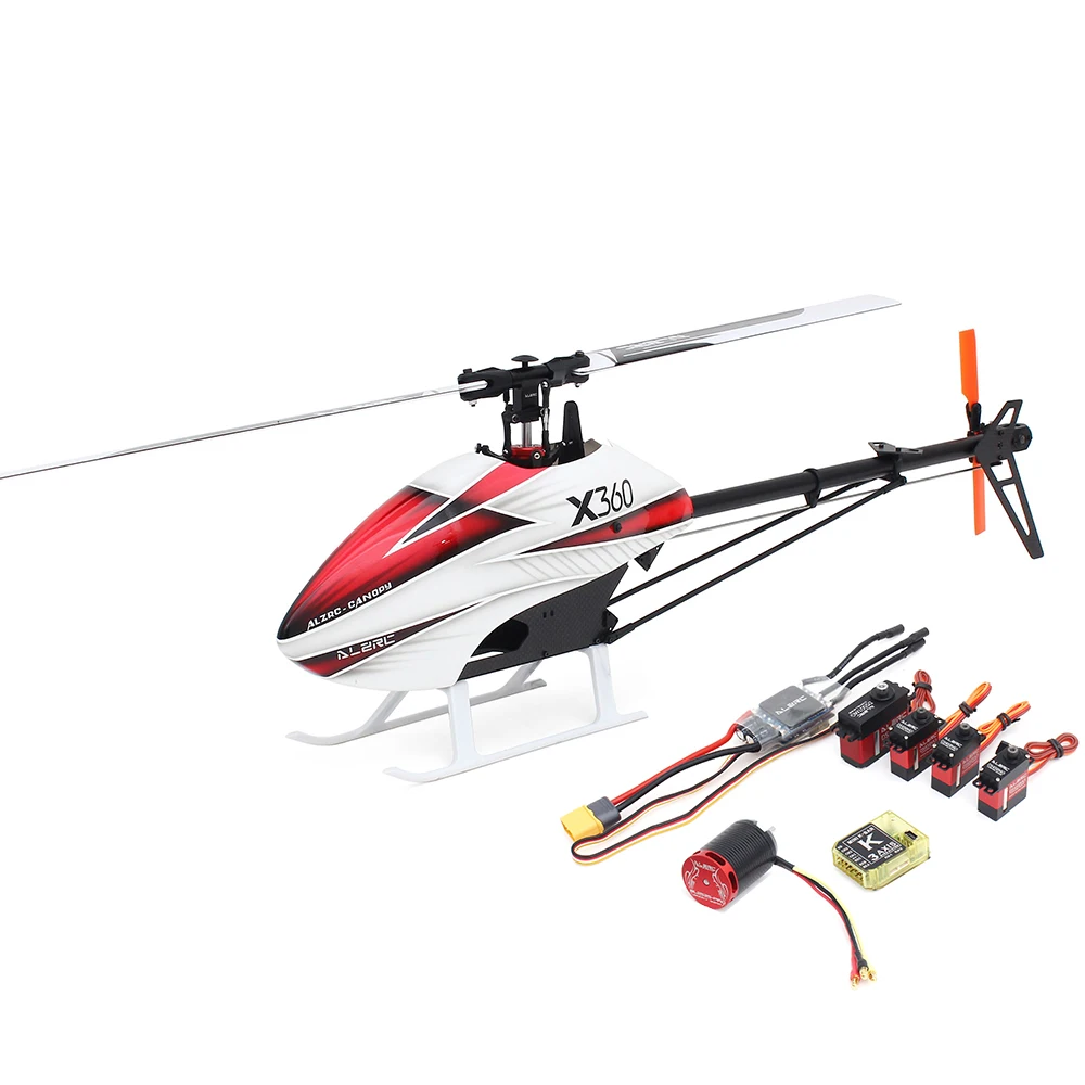 ALZRC X360 FAST FBL 6CH 3D Flying RC Helicopter Super Combo With Motor ESC Servo Gyro
ALZRC X360 FAST FBL 6CH 3D Flying RC Helicopter Super Combo With Motor ESC Servo Gyro