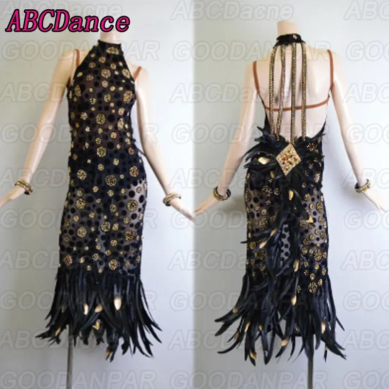 latin dance dress women Sexy Black Long dress for latin dancing,tango dress,plume latin dance dress
latin dance dress women Sexy Black Long dress for latin dancing,tango dress,plume latin dance dress