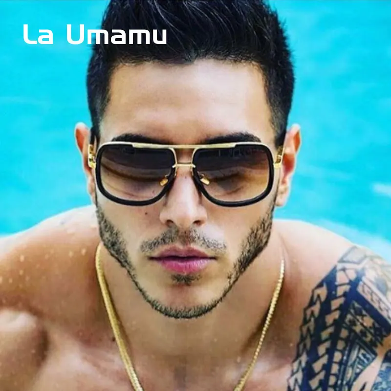 Hot Square Sunglasses for Men Women Vintage Metal Brown Gold Sun Glasses Mach One Adam Lambert Brand Designer Eyewear LA1354
Hot Square Sunglasses for Men Women Vintage Metal Brown Gold Sun Glasses Mach One Adam Lambert Brand Designer Eyewear LA1354