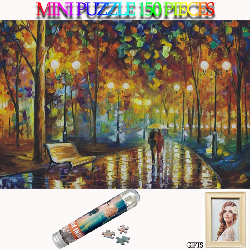 MOMEMO Romantic Rainy Night 150 Pieces Mini Jigsaw Puzzle Tube Paper Puzzle Adults Landscape Jigsaw Puzzle Toys Kids Teens Gifts
MOMEMO Romantic Rainy Night 150 Pieces Mini Jigsaw Puzzle Tube Paper Puzzle Adults Landscape Jigsaw Puzzle Toys Kids Teens Gifts