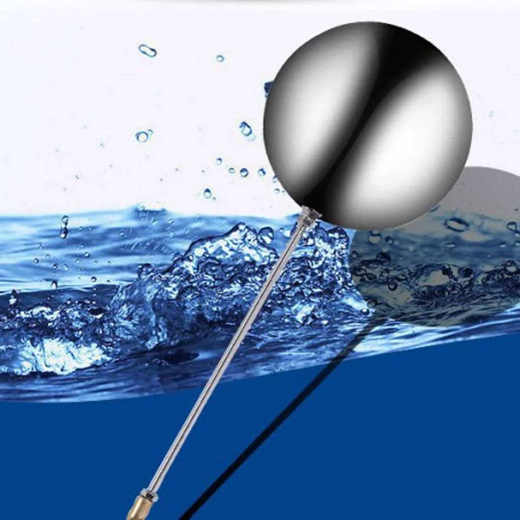 Stainless Steel DN15 G1/2 Float Valve Ball-Cock with 1/2'' Male Thread for Aquarium Fish Tank Toilet Cistern Water Tower
Stainless Steel DN15 G1/2 Float Valve Ball-Cock with 1/2'' Male Thread for Aquarium Fish Tank Toilet Cistern Water Tower