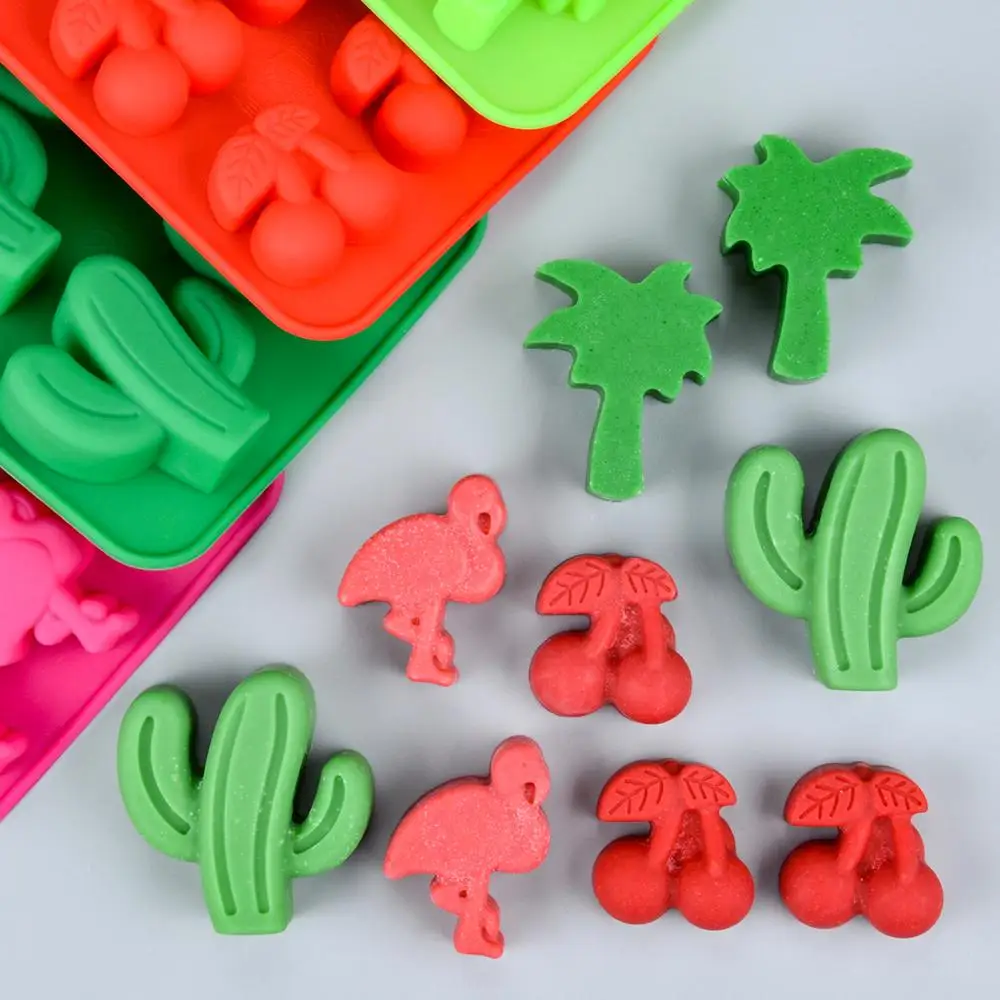 SILIKOLOVE New Chocolate Mold Silicone Molds for Cake Decorating Candy Gummy Cream Mould Flamingo Cherry Coconut Tree Shape
SILIKOLOVE New Chocolate Mold Silicone Molds for Cake Decorating Candy Gummy Cream Mould Flamingo Cherry Coconut Tree Shape