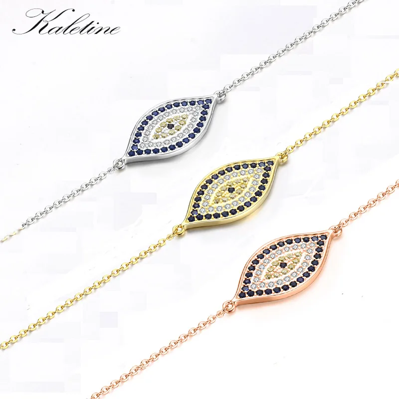 Kaletine 925 Sterling Silver Bracelets for Women Blue Lucky CZ Evil Eye Hamsa Charm Women Bracelet Femme Gold Jewelry KLTB002
Kaletine 925 Sterling Silver Bracelets for Women Blue Lucky CZ Evil Eye Hamsa Charm Women Bracelet Femme Gold Jewelry KLTB002