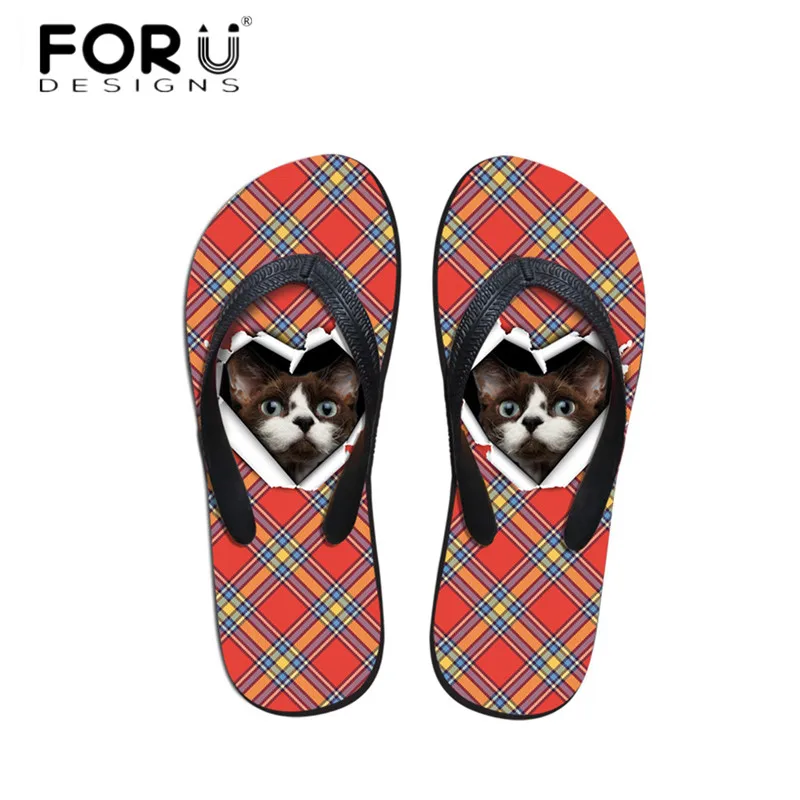 FORUDESIGNS Cute 3D Animal Cat Dog Women Summer Beach Flip Flops High Quality Solid Rubber Slippers for Girls Casual Flat Shoes
FORUDESIGNS Cute 3D Animal Cat Dog Women Summer Beach Flip Flops High Quality Solid Rubber Slippers for Girls Casual Flat Shoes
