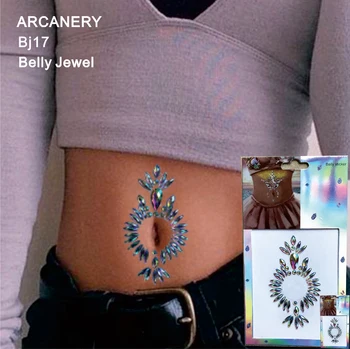 BJ17 1 Piece Resin Belly Button Ring Rhinestone Body Jewelry Sticker Best for Festival Clothing body Art Tattoo Sticker
BJ17 1 Piece Resin Belly Button Ring Rhinestone Body Jewelry Sticker Best for Festival Clothing body Art Tattoo Sticker