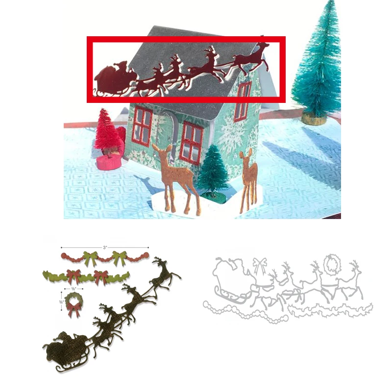 Adv-one Christmas reindeer Car Bow Cutting Die Stencil for DIY Scrapbooking Photo Album Embossing Paper Decorative Craft Die Cut
Adv-one Christmas reindeer Car Bow Cutting Die Stencil for DIY Scrapbooking Photo Album Embossing Paper Decorative Craft Die Cut