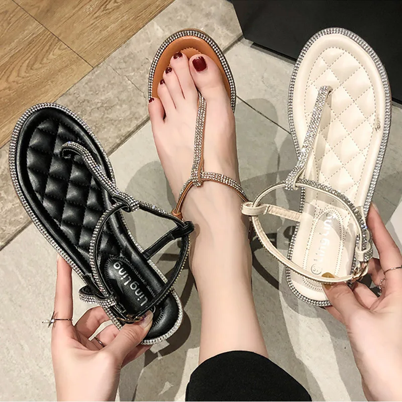 Women Summer Sexy Crystal Thong Clear Shoes Brand Soft Gladiator Sandals Girls Designer Low Heel Open Toe Flip Flop Beach Shoes
Women Summer Sexy Crystal Thong Clear Shoes Brand Soft Gladiator Sandals Girls Designer Low Heel Open Toe Flip Flop Beach Shoes