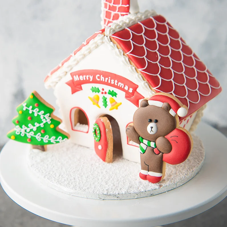 8Pcs Plastic Cookie Cutter Set 3D Christmas Gingerbread House Mould DIY Biscuit Mold Pastry Cake Stamp Baking Tools cake molds
8Pcs Plastic Cookie Cutter Set 3D Christmas Gingerbread House Mould DIY Biscuit Mold Pastry Cake Stamp Baking Tools cake molds