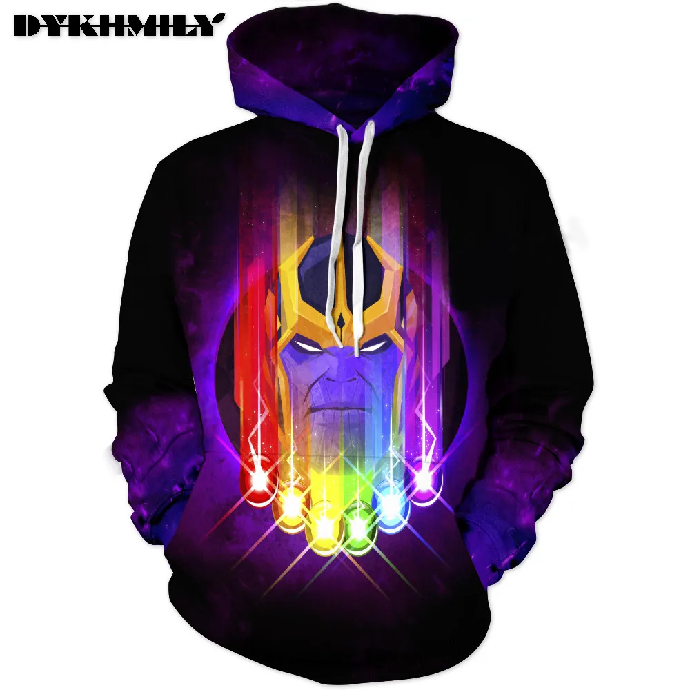 Dykhmily Thanos Colorful Hoodies Iron Man Cool Sweatshirts Fashion Streetwear Infinity Gems Sweatshirts 3d Print Hoodie
Dykhmily Thanos Colorful Hoodies Iron Man Cool Sweatshirts Fashion Streetwear Infinity Gems Sweatshirts 3d Print Hoodie
