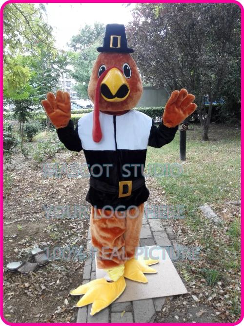

thanksgiving Turkey Mascot chicken cock costume custom fancy costume anime cosplay kits mascotte fancy dress 41388