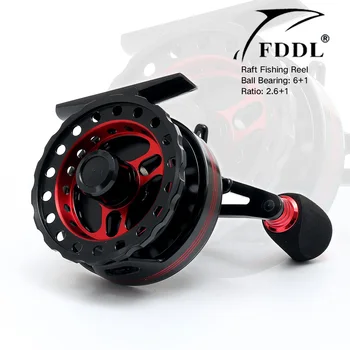 

6+1BB All Metal Fly Fish Reels Former Rafting Ice Fishing Reel Vessel Wheel Fishing Gear Left/Right Hand for Choose