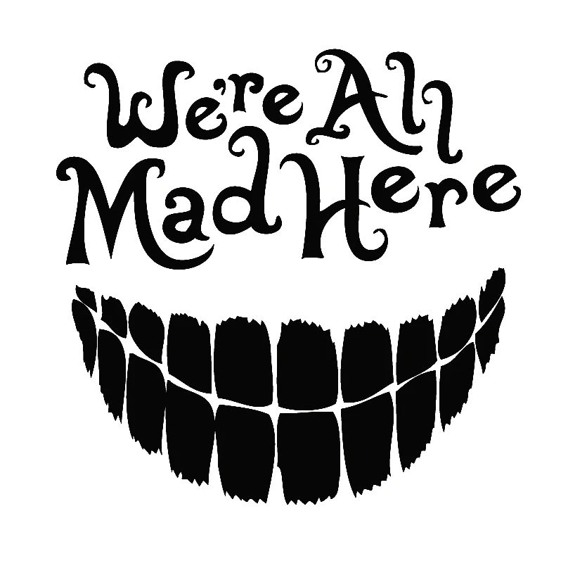 Alice in Wonderland Cheshire Car Stickers Window Decal Pattern Art Car Body Waterproof Truck Rear windshield T104
Alice in Wonderland Cheshire Car Stickers Window Decal Pattern Art Car Body Waterproof Truck Rear windshield T104