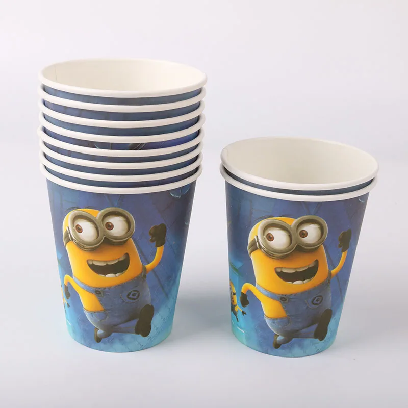 10pcs/lot Minions Party Paper Cup Disposable Tableware For Kids Birthday Party Wedding Food Grade Party Supplies
10pcs/lot Minions Party Paper Cup Disposable Tableware For Kids Birthday Party Wedding Food Grade Party Supplies